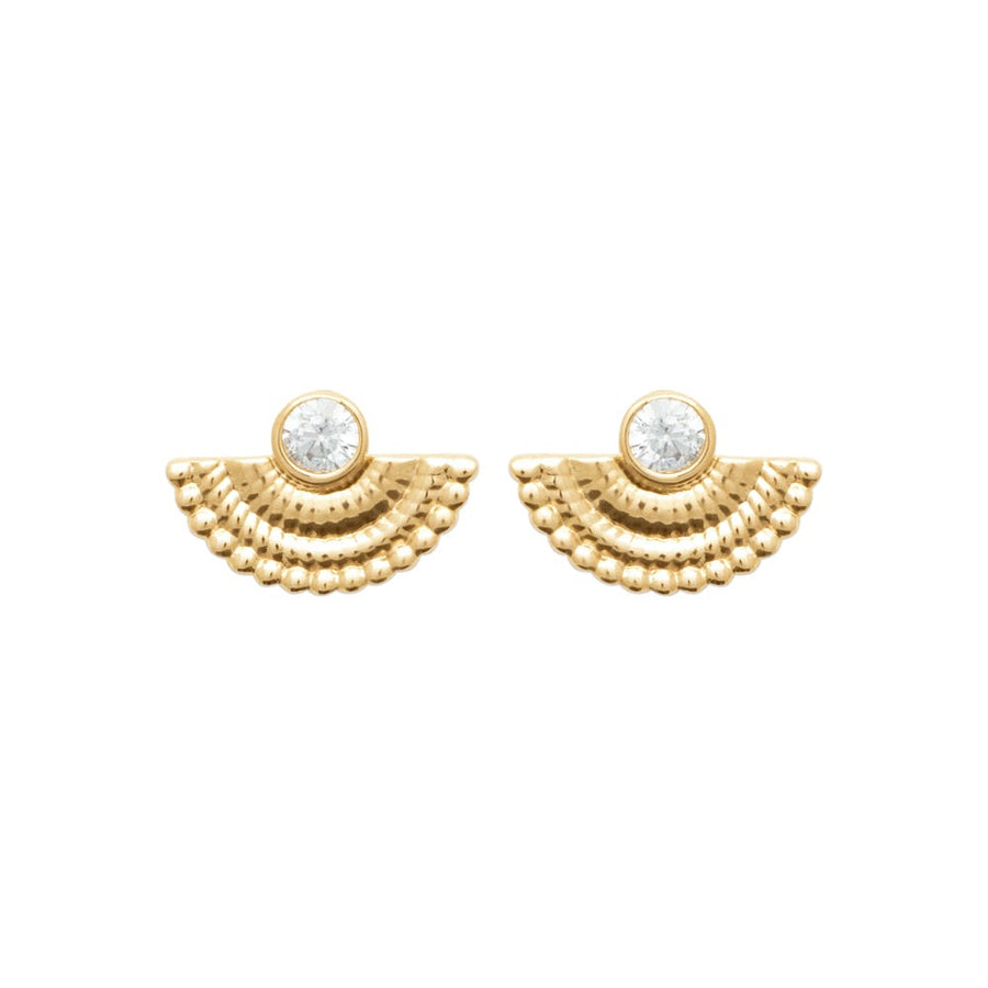 Boucles d'oreilles Isilda en plaqué or