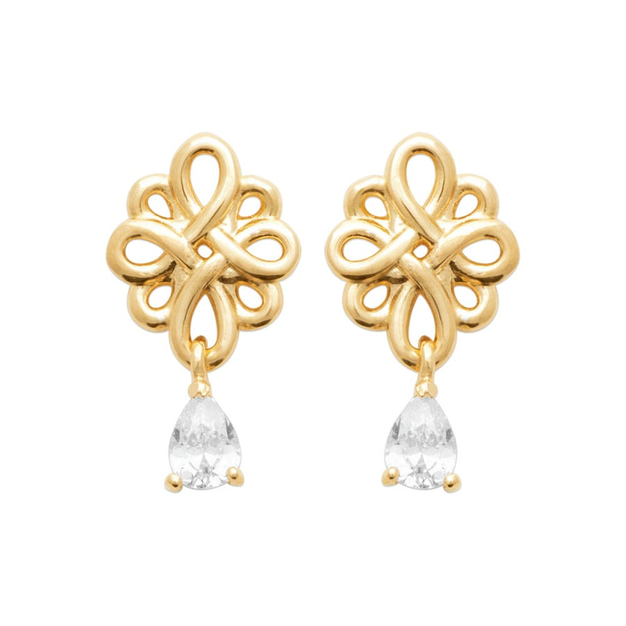 Boucles d'oreilles Fabiola en plaqué or
