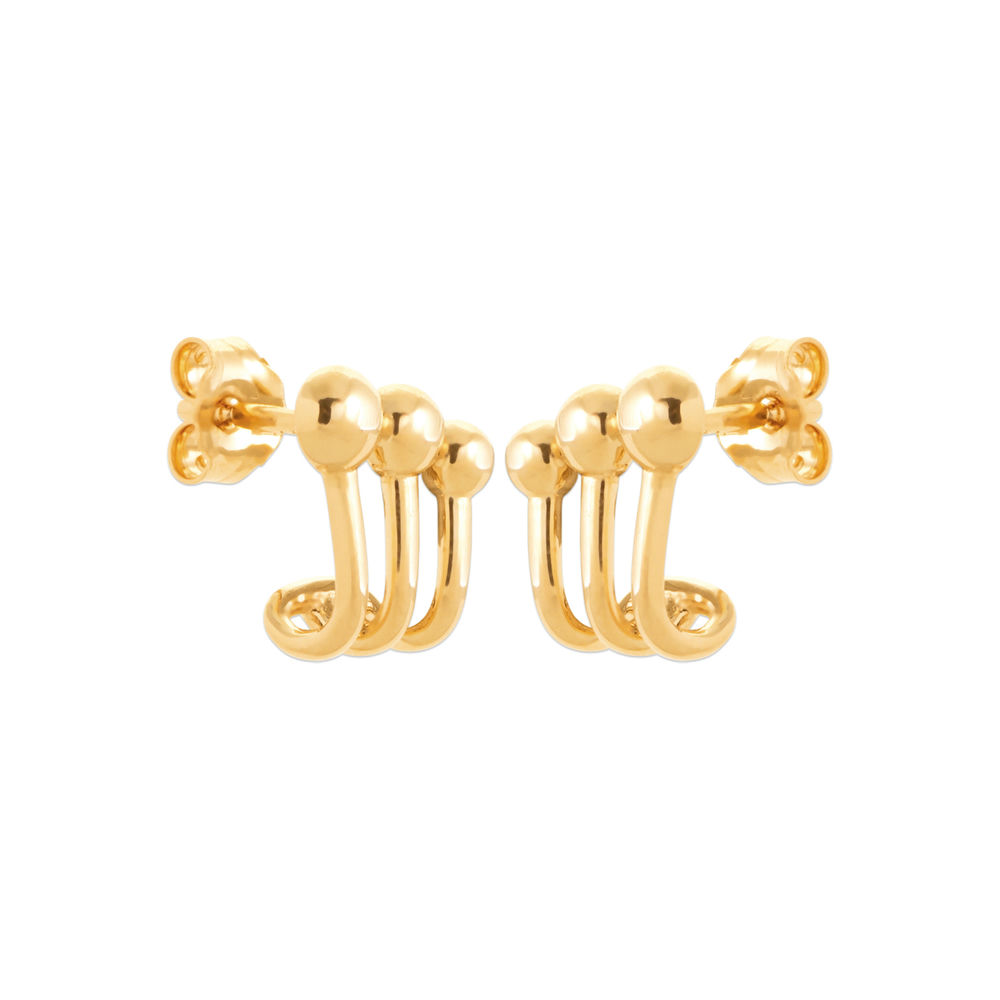 Boucles d'oreilles Odel en plaqué or