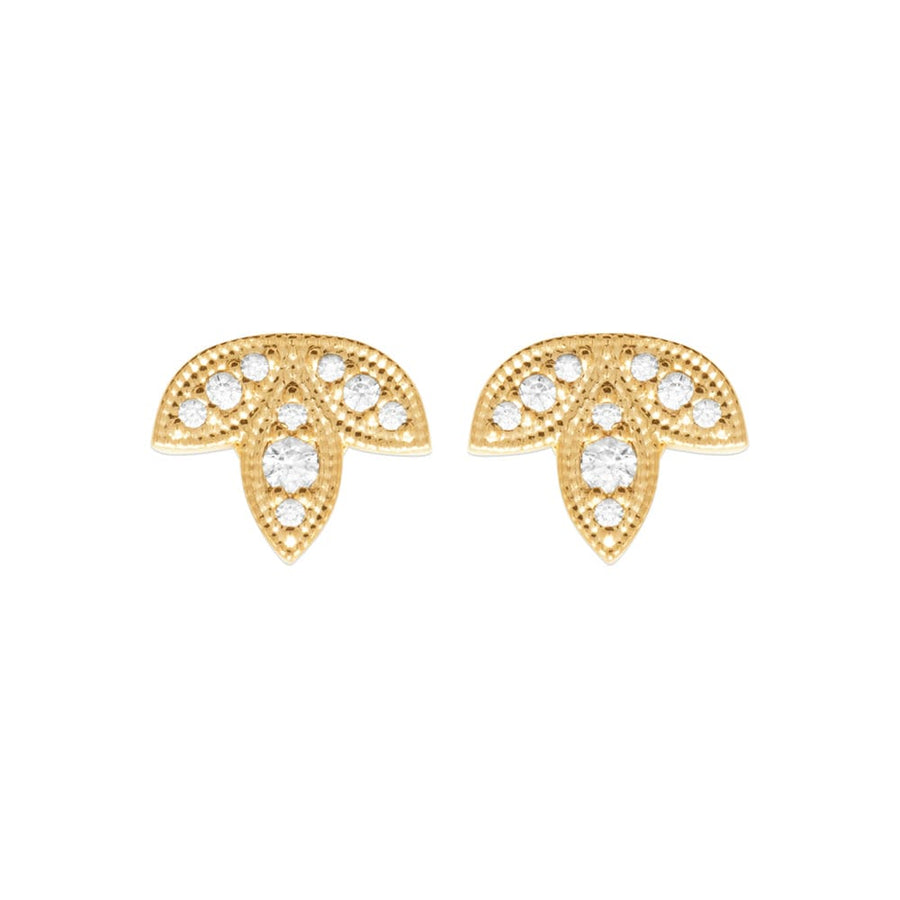 Boucles d'oreilles Prudentia en plaqué or