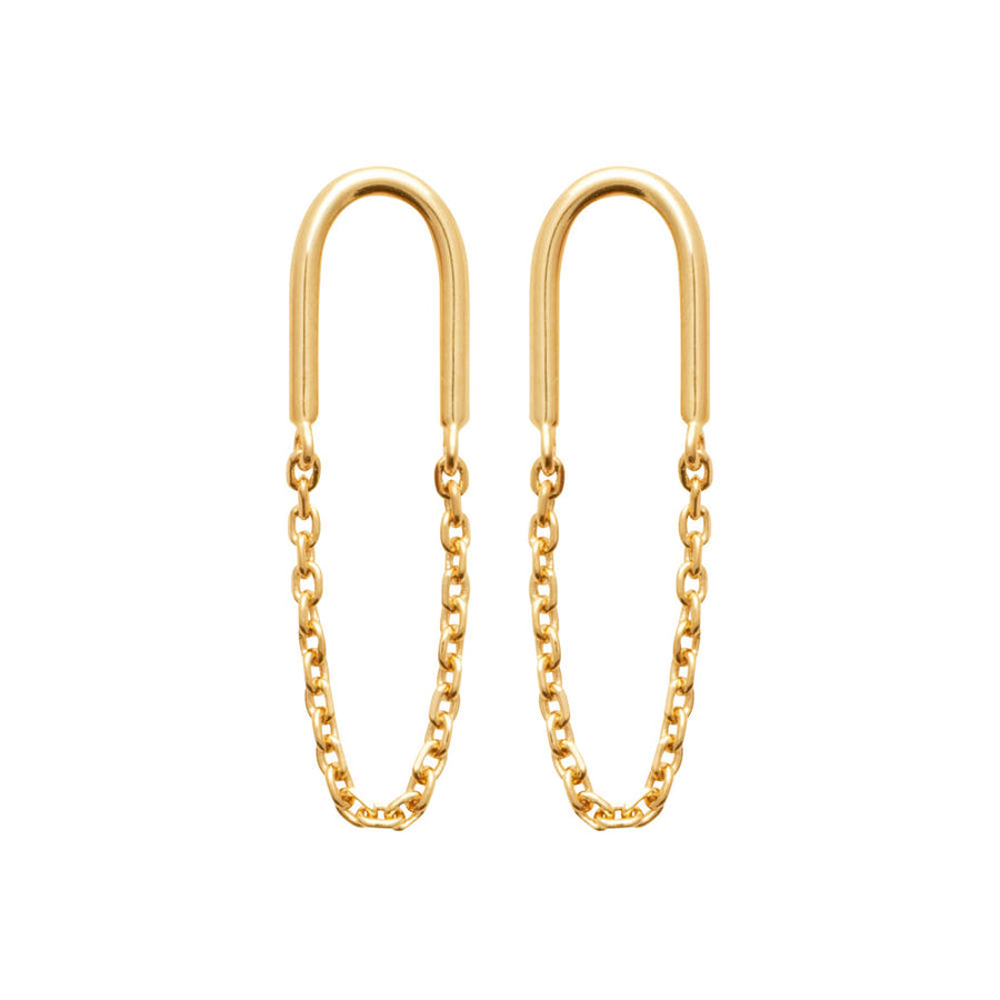 Boucles d'oreilles Richardine en plaqué or