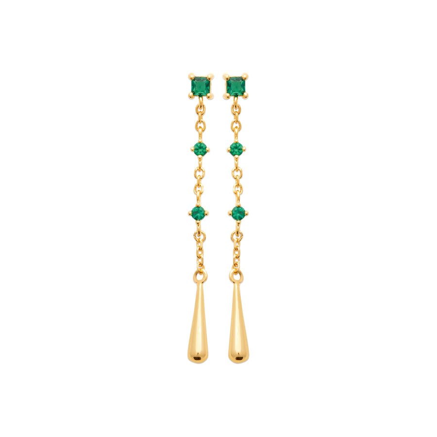 Boucles d'oreilles Novalie en plaqué or