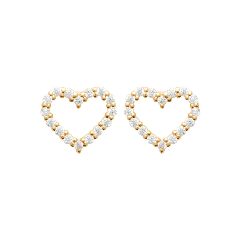 Boucles d'oreilles Odie en plaqué or