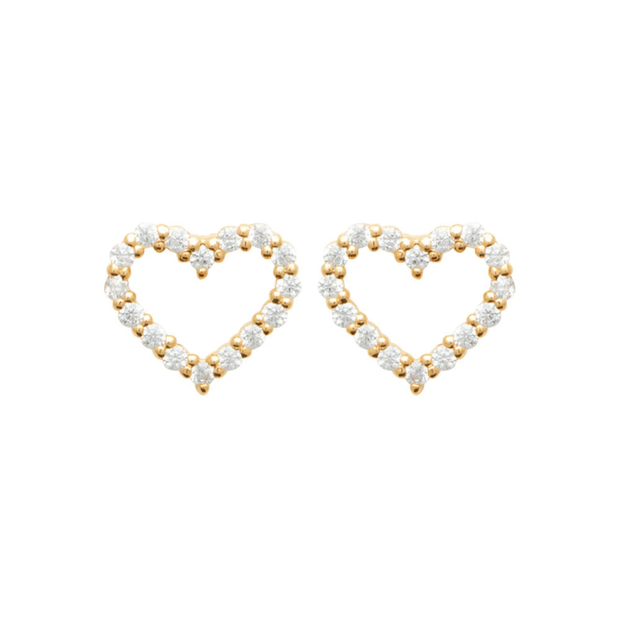 Boucles d'oreilles Odie en plaqué or