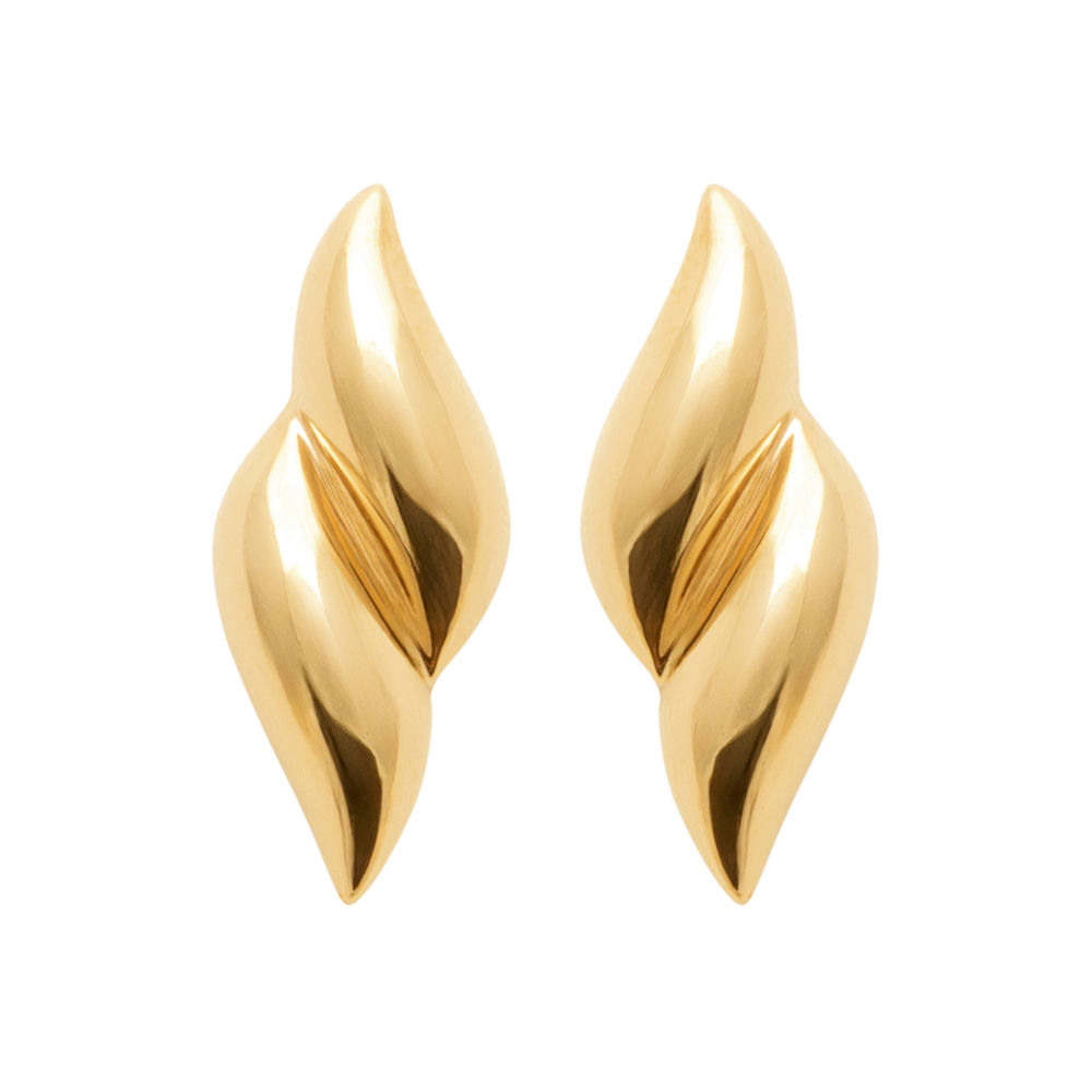 Boucles d'oreilles Silke en plaqué or