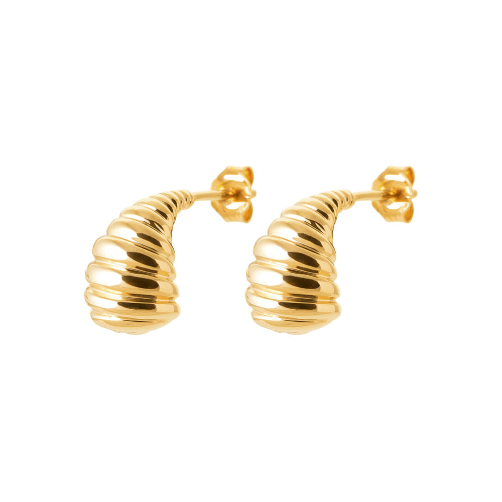 Boucles d'oreilles Sylvaine en plaqué or