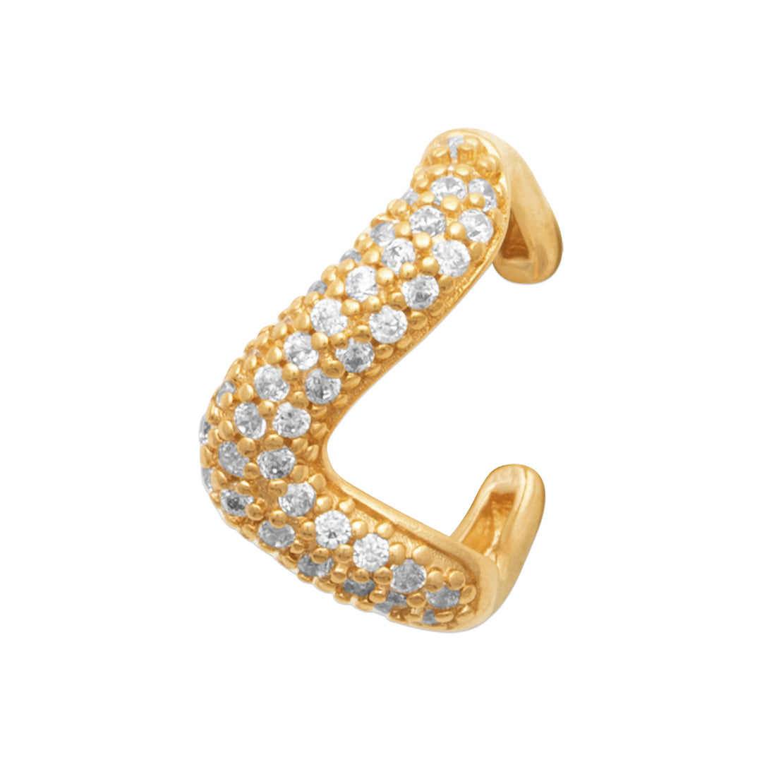 Bague d'oreille Naila en plaqué or