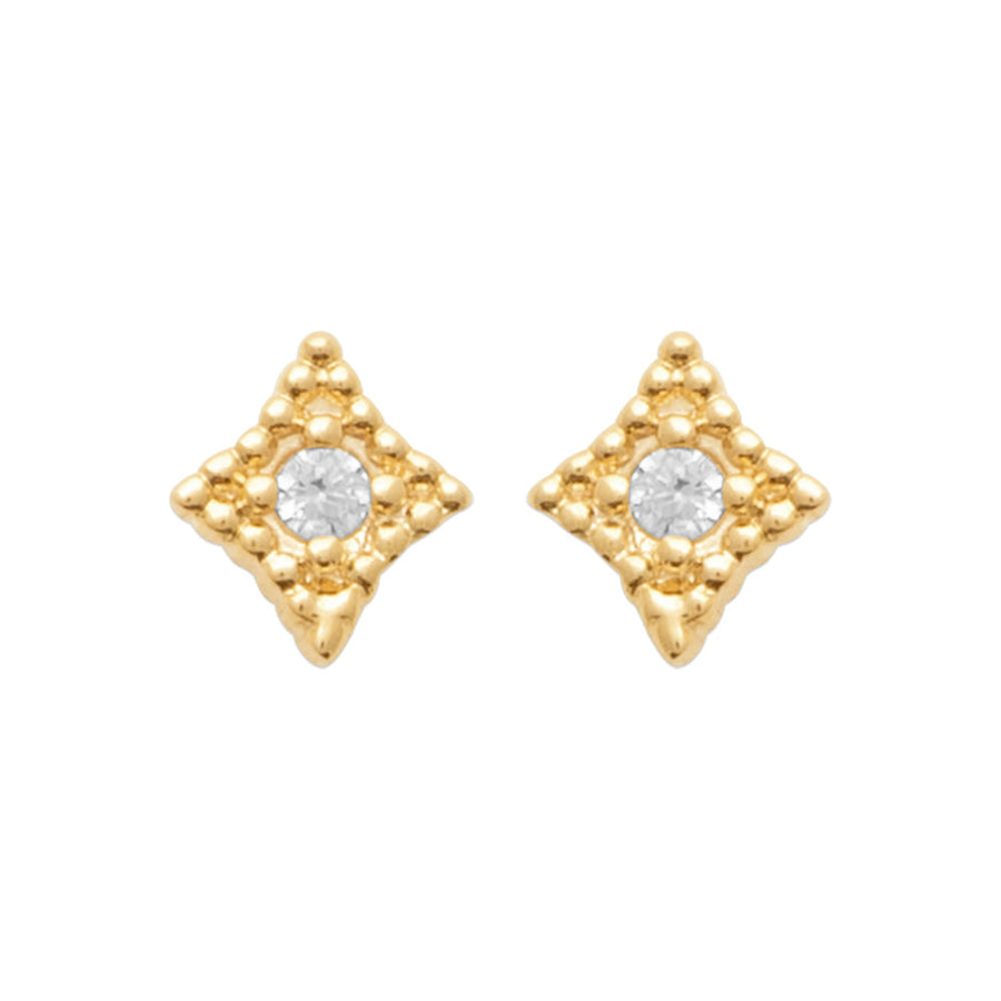 Boucles d'oreilles Cellya en plaqué or