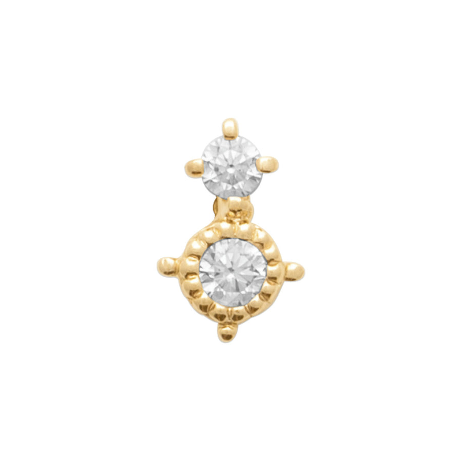 Boucle d'oreille Gulay en plaqué or