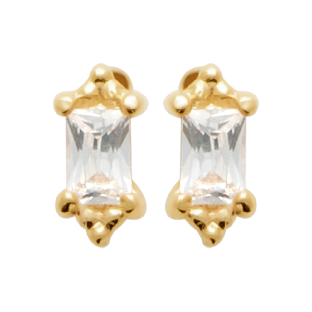Boucles d'oreilles Cleore en plaqué or