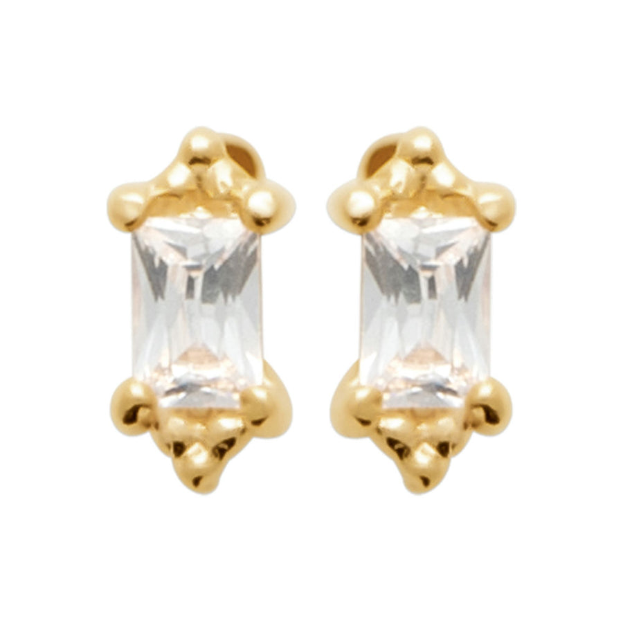 Boucles d'oreilles Cleore en plaqué or