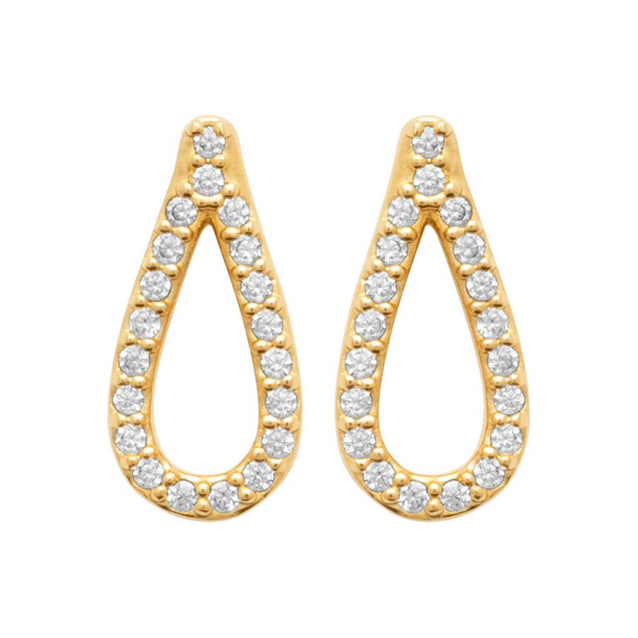 Boucles d'oreilles Margaretus en plaqué or