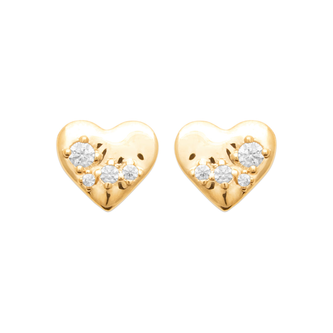 Boucles d'oreilles Samar en plaqué or