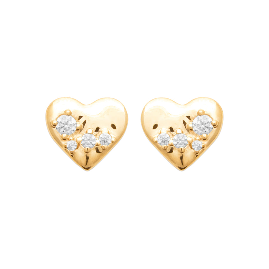 Boucles d'oreilles Samar en plaqué or
