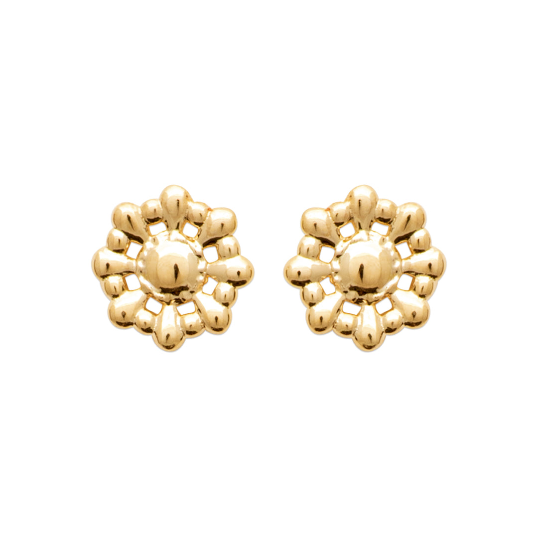 Boucles d'oreilles Maritza en plaqué or