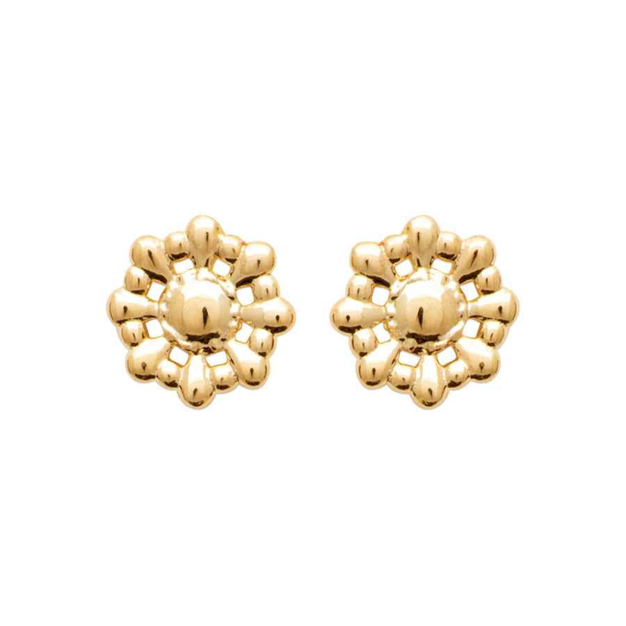 Boucles d'oreilles Maritza en plaqué or