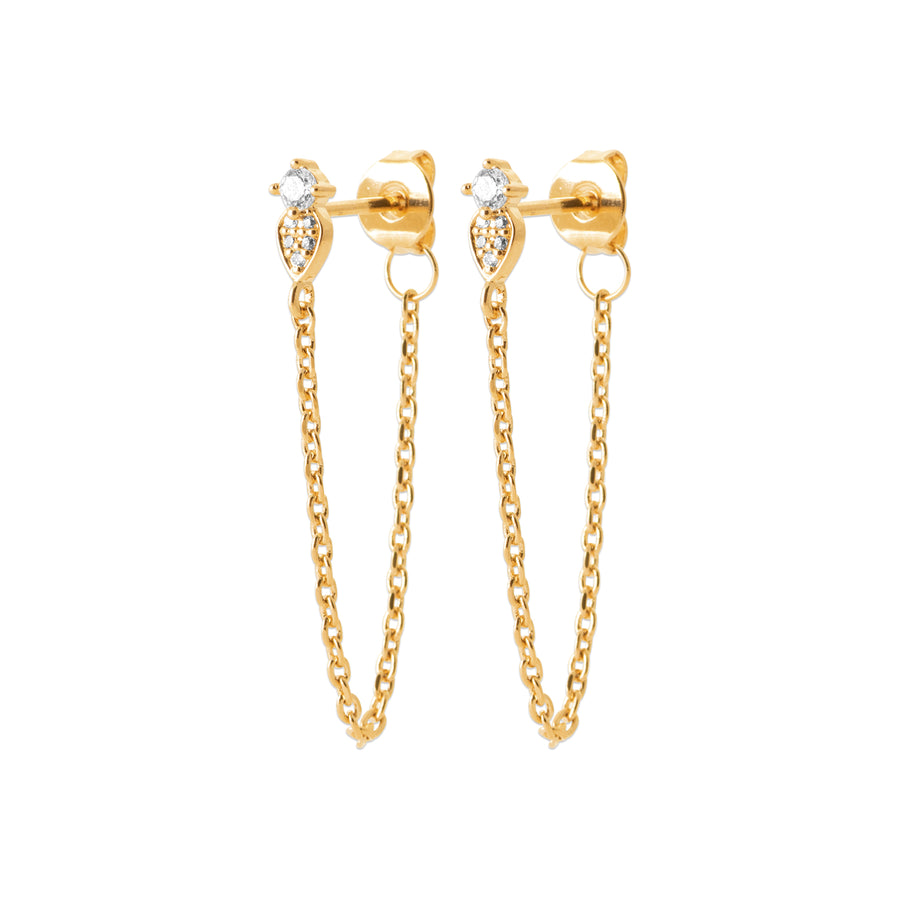 Boucles d'oreilles Luce en plaqué or