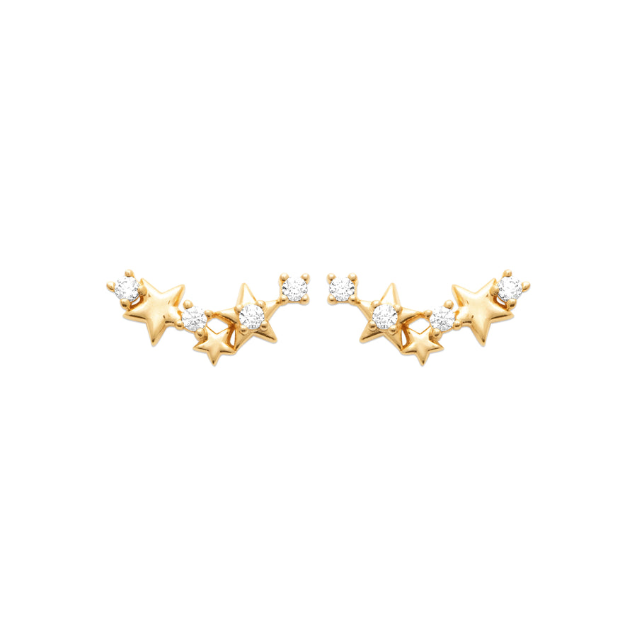Boucles d'oreilles Rim en plaqué or