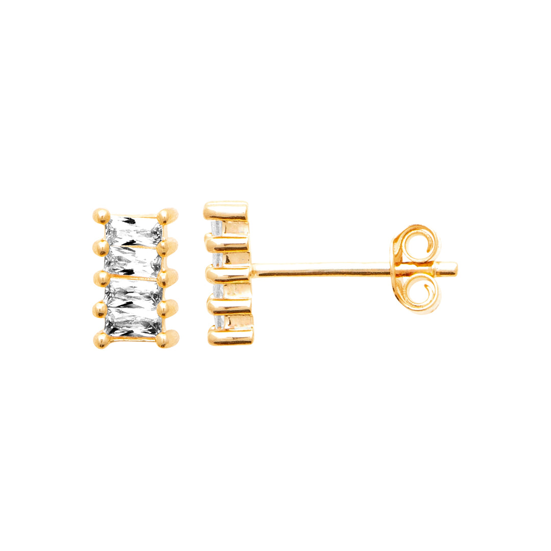 Boucles d'oreilles Brooklyn en plaqué or