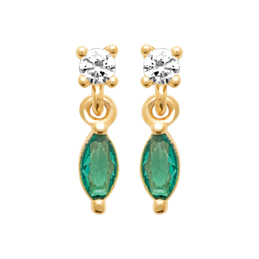 Boucles d'oreilles Salomee en plaqué or