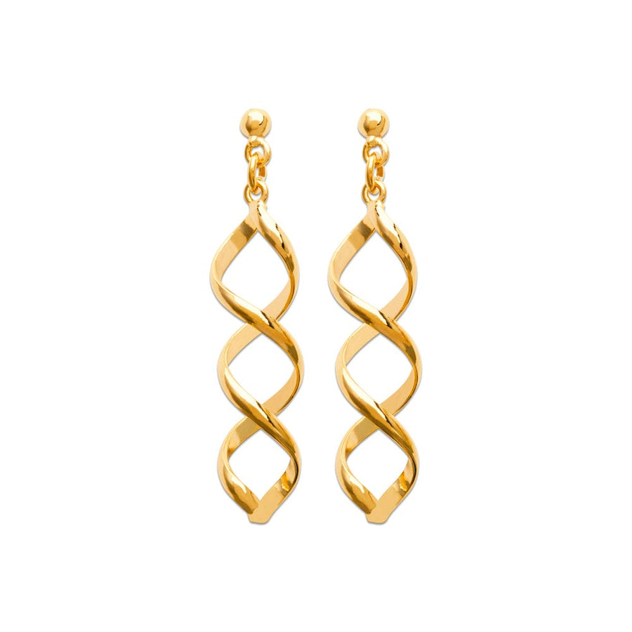 Boucles d'oreilles Christen en plaqué or