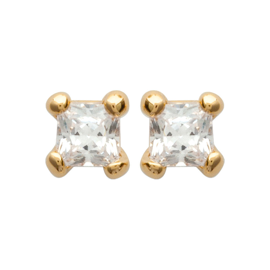 Boucles d'oreilles Chahinez en plaqué or