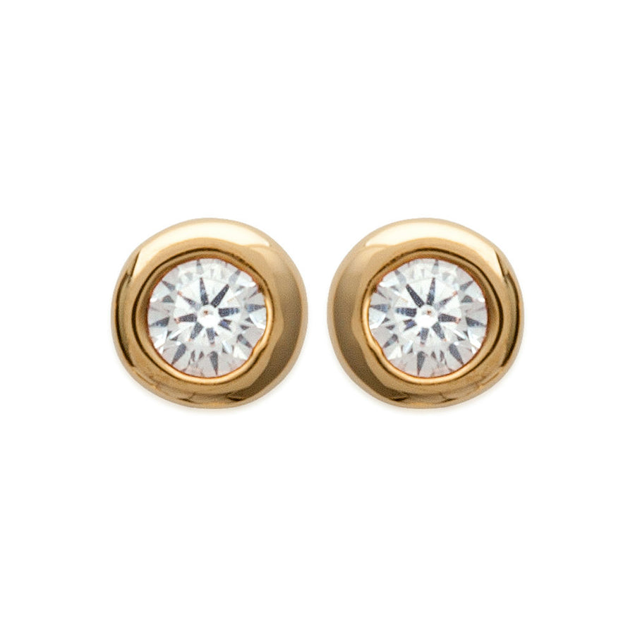 Boucles d'oreilles Chaynese en plaqué or