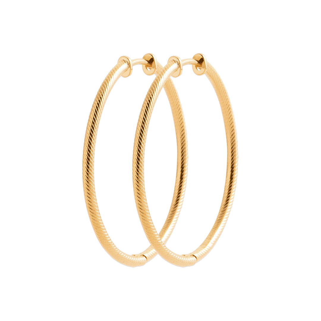 Boucles d'oreilles Clotilde en plaqué or
