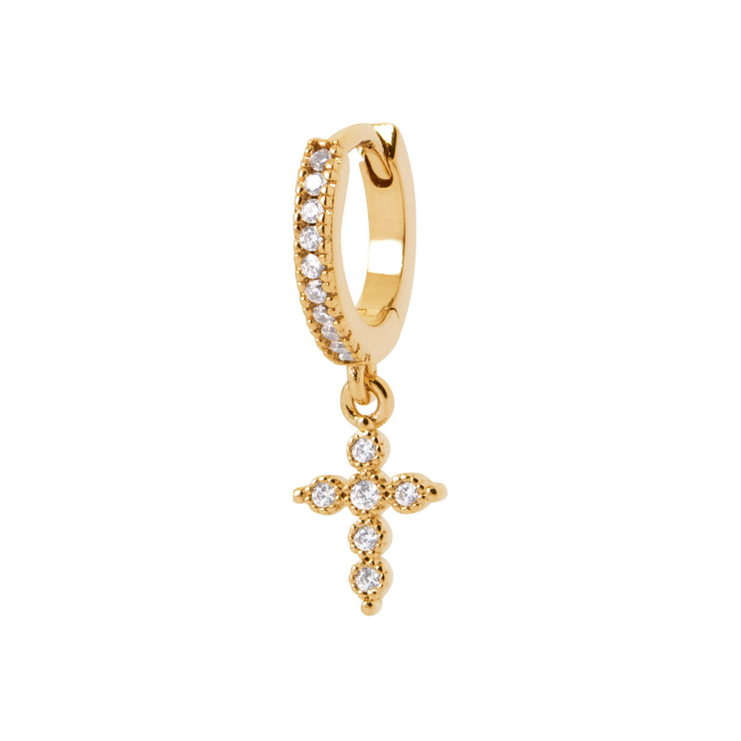 Boucle d'oreille Norane en plaqué or