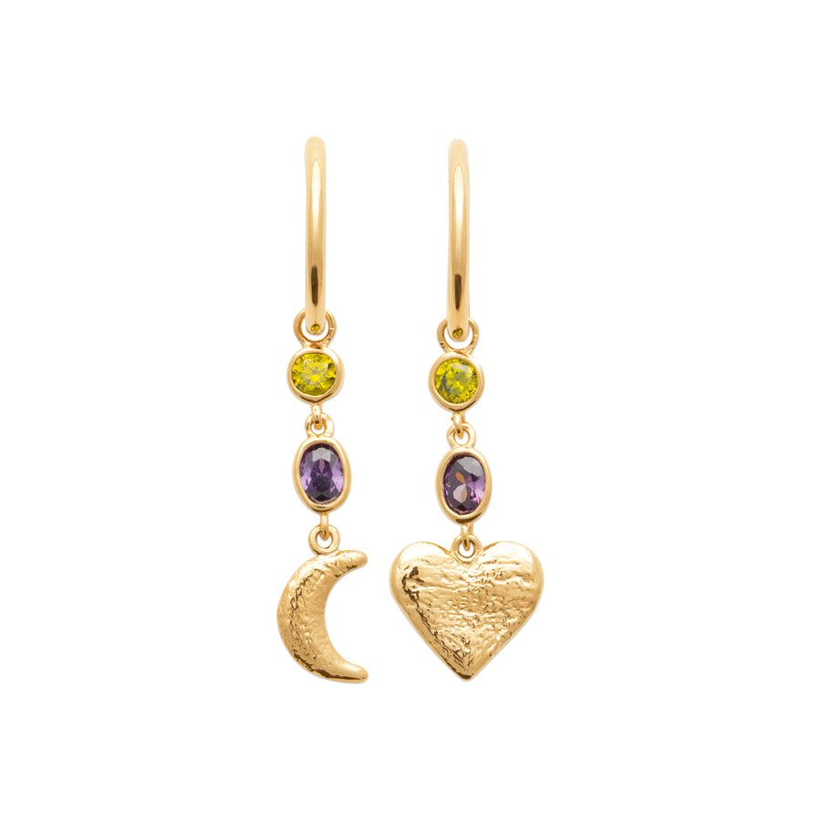 Boucles d'oreilles Nayla en plaqué or