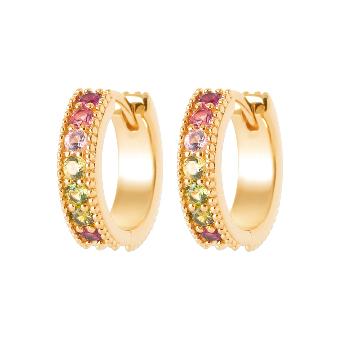 Boucles d'oreilles Viktoria en plaqué or