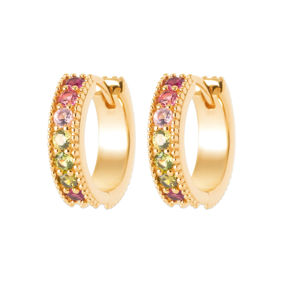 Boucles d'oreilles Viktoria en plaqué or