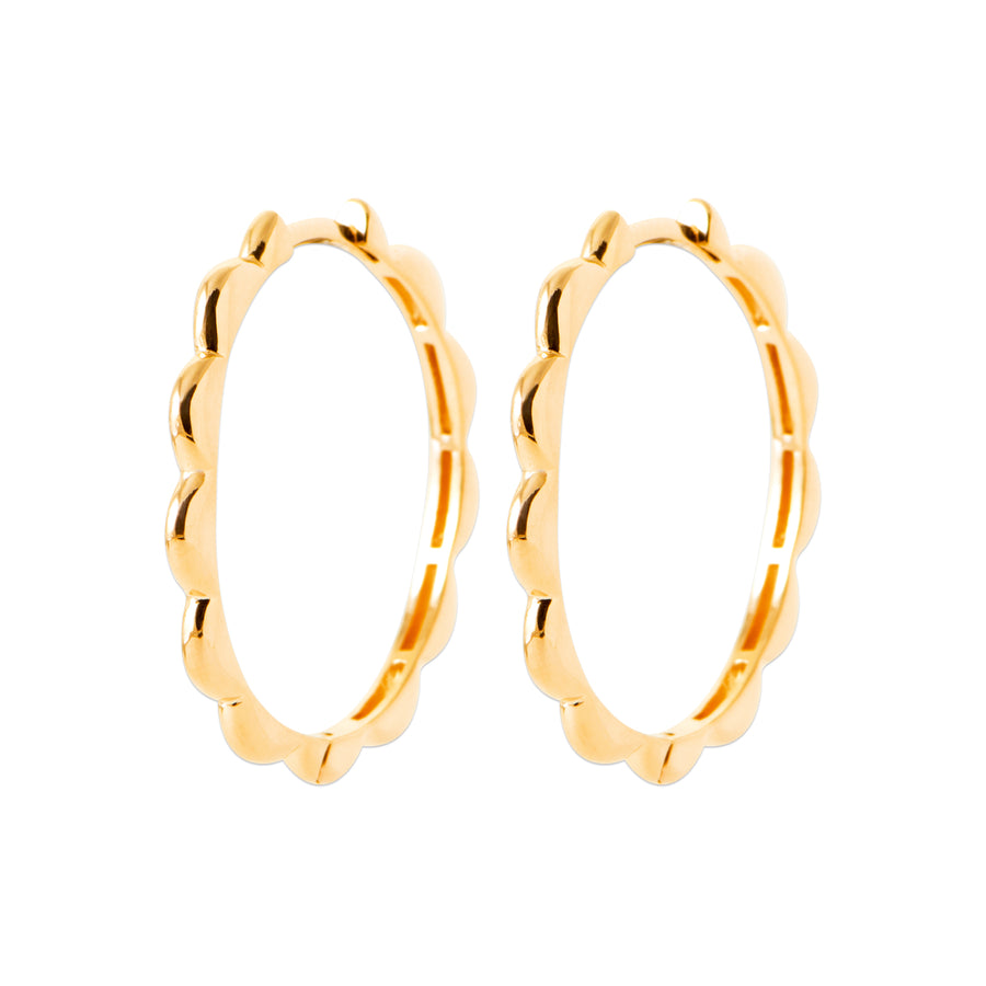 Boucles d'oreilles Thomasine en plaqué or