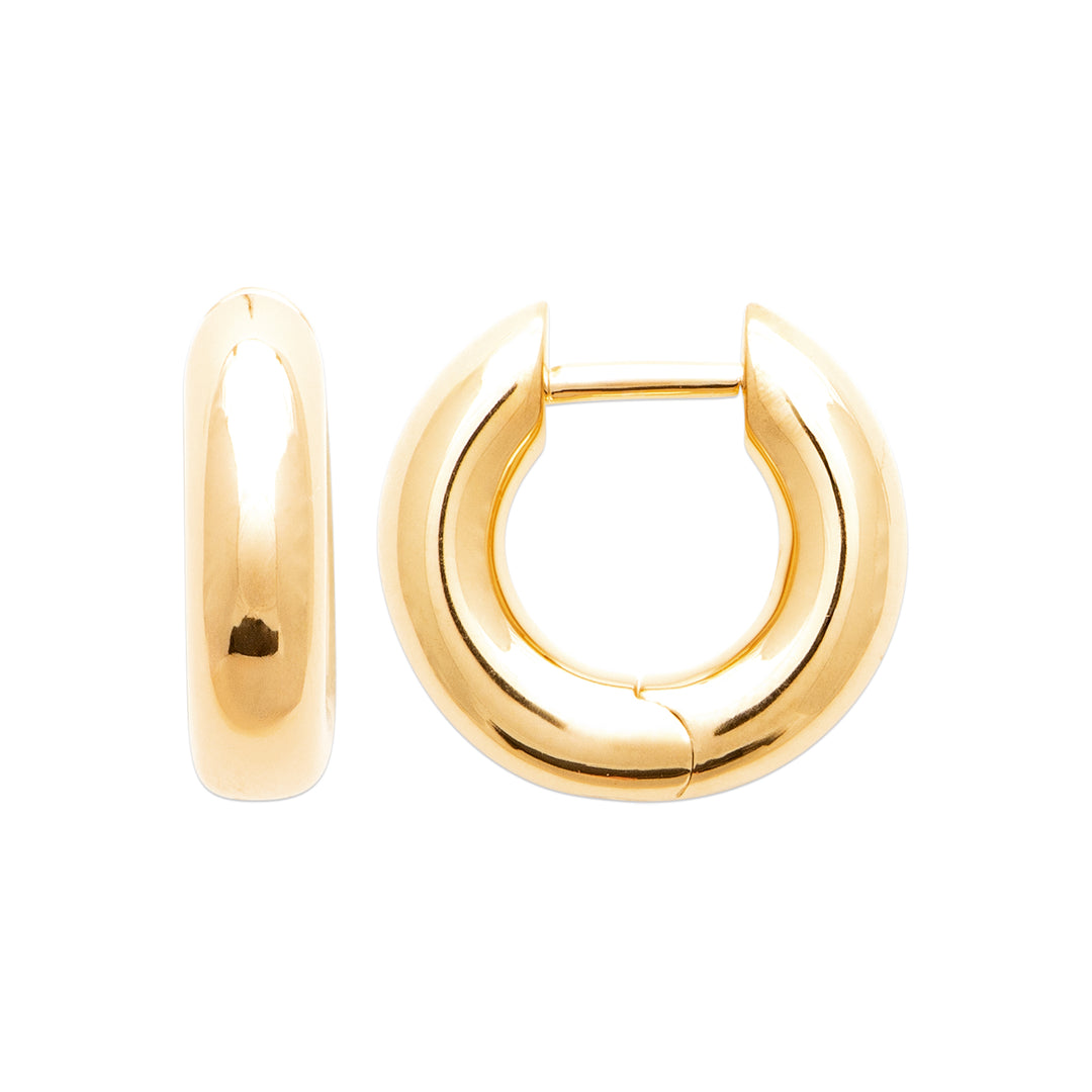Boucles d'oreilles Corantine en plaqué or