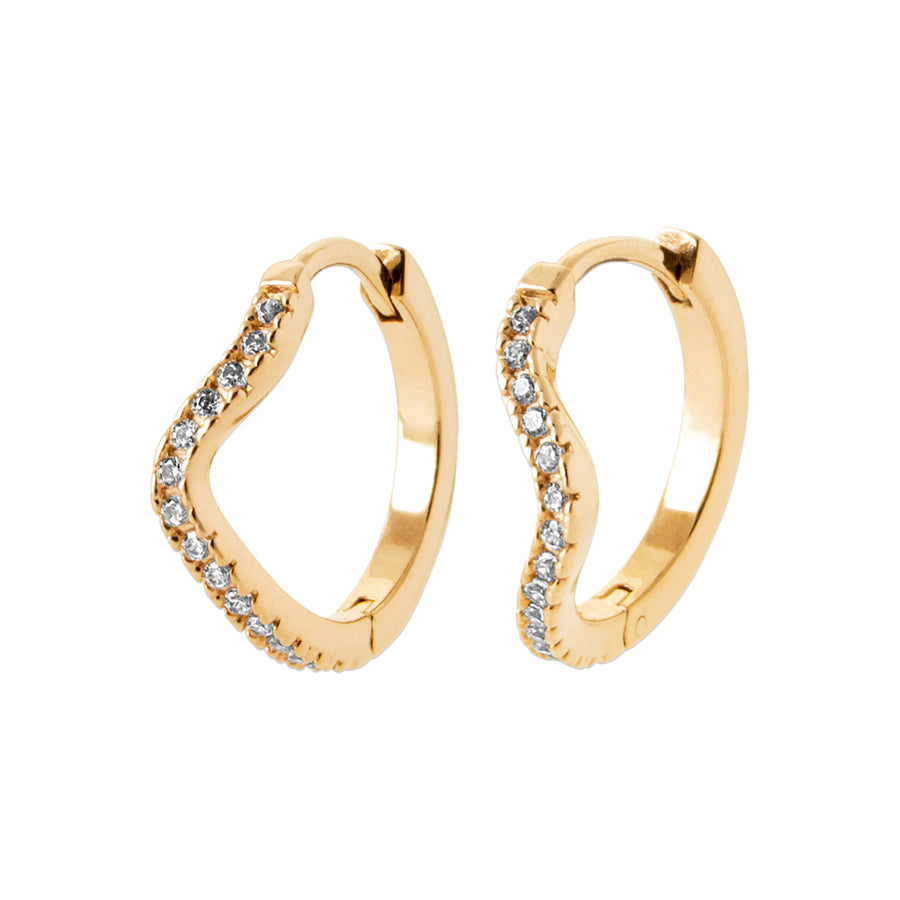 Boucles d'oreilles Patsy en plaqué or