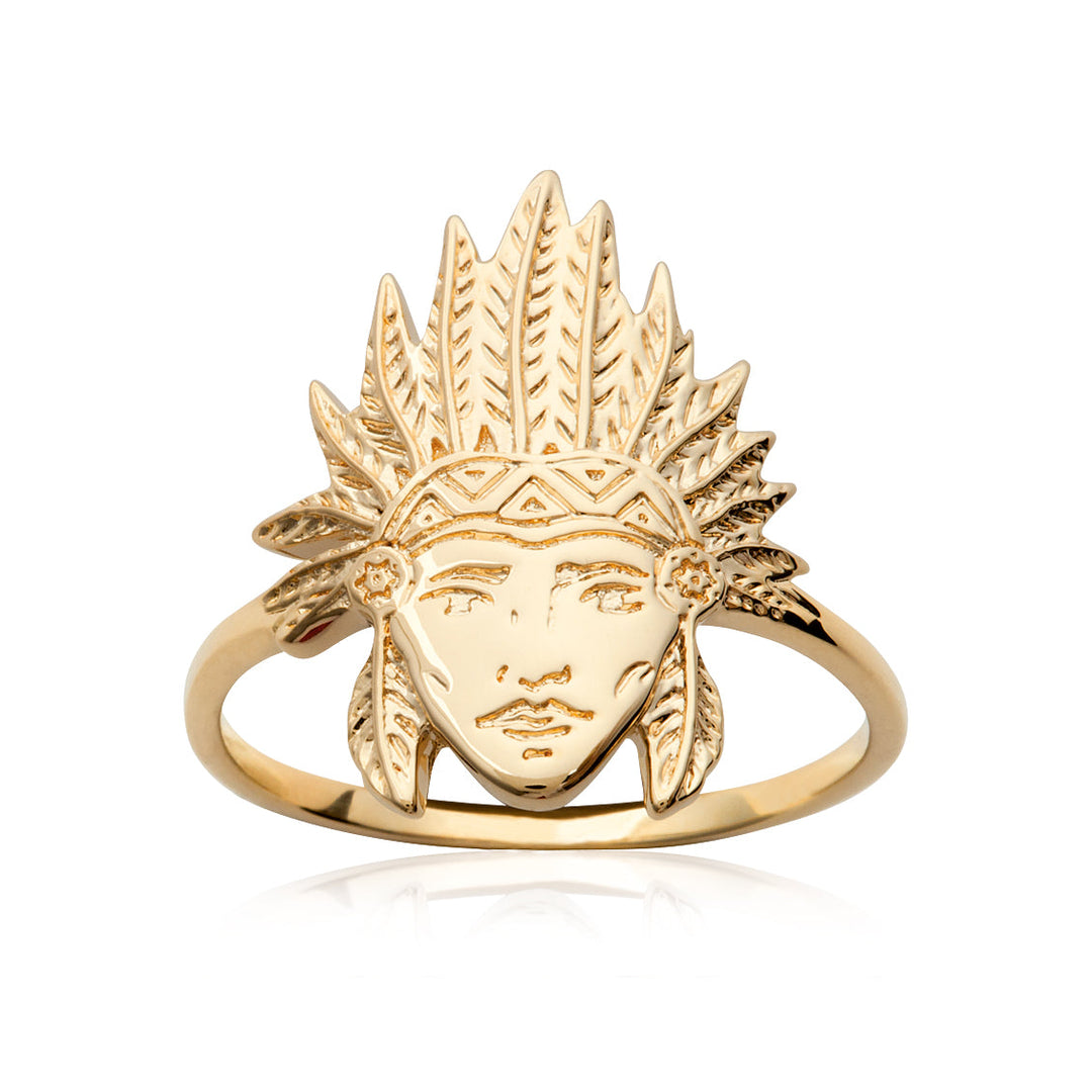Bague Heleine en plaqué or