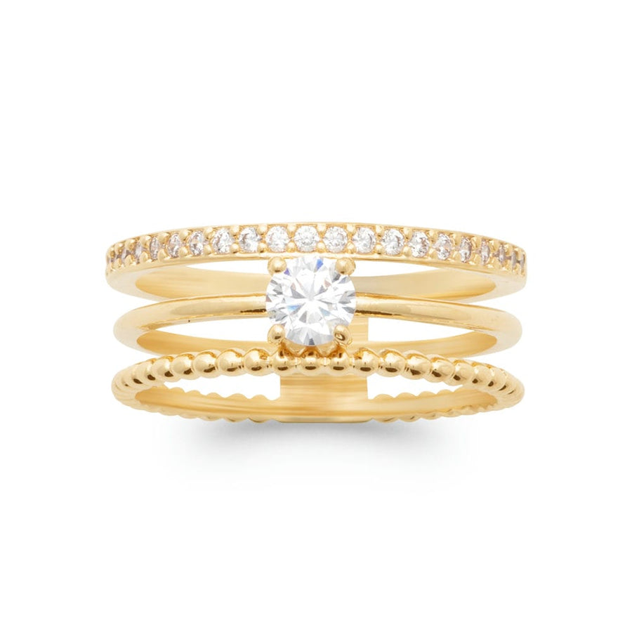 Bague Delila en plaqué or