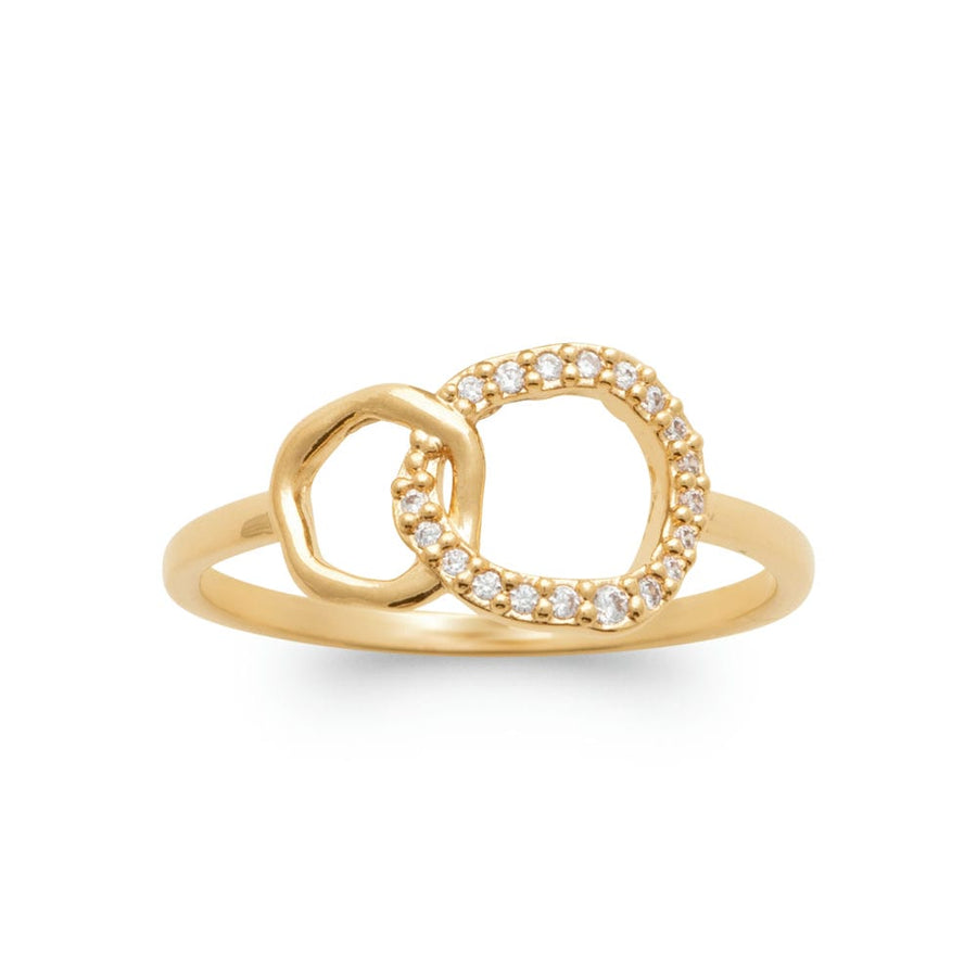 Bague Viviana en plaqué or