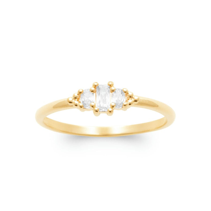 Bague Bochra en plaqué or