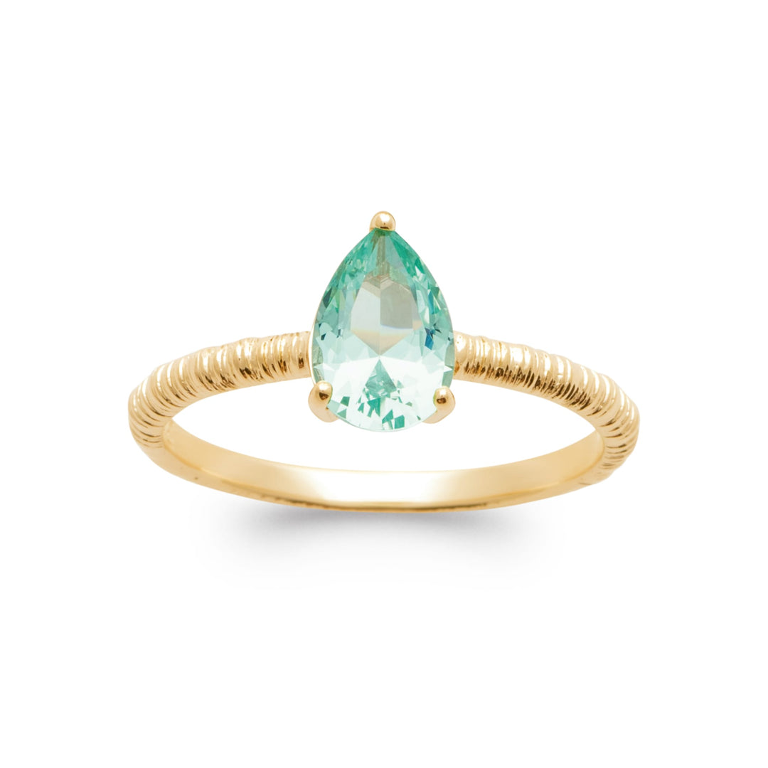Bague Edma en plaqué or