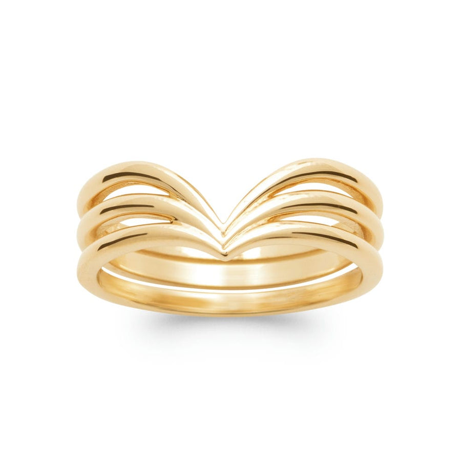 Bague Hayet en plaqué or