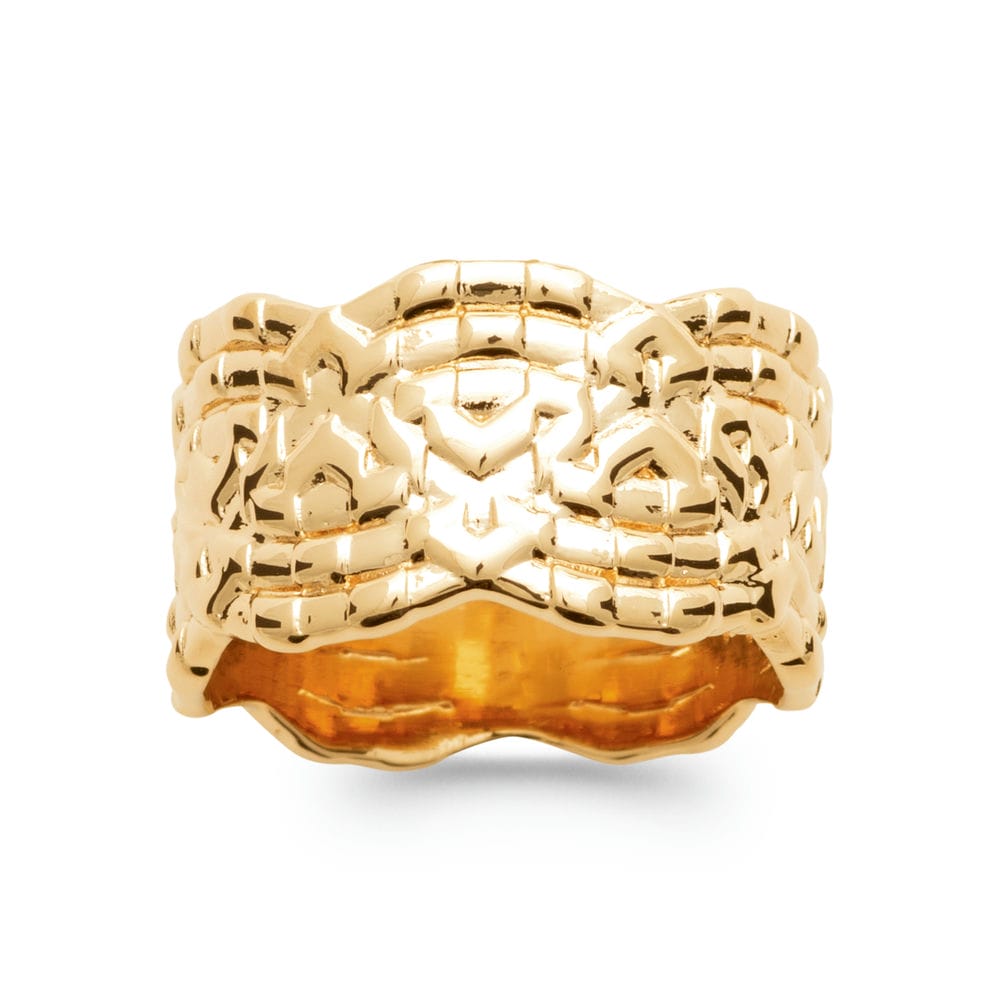 Bague Leidy en plaqué or