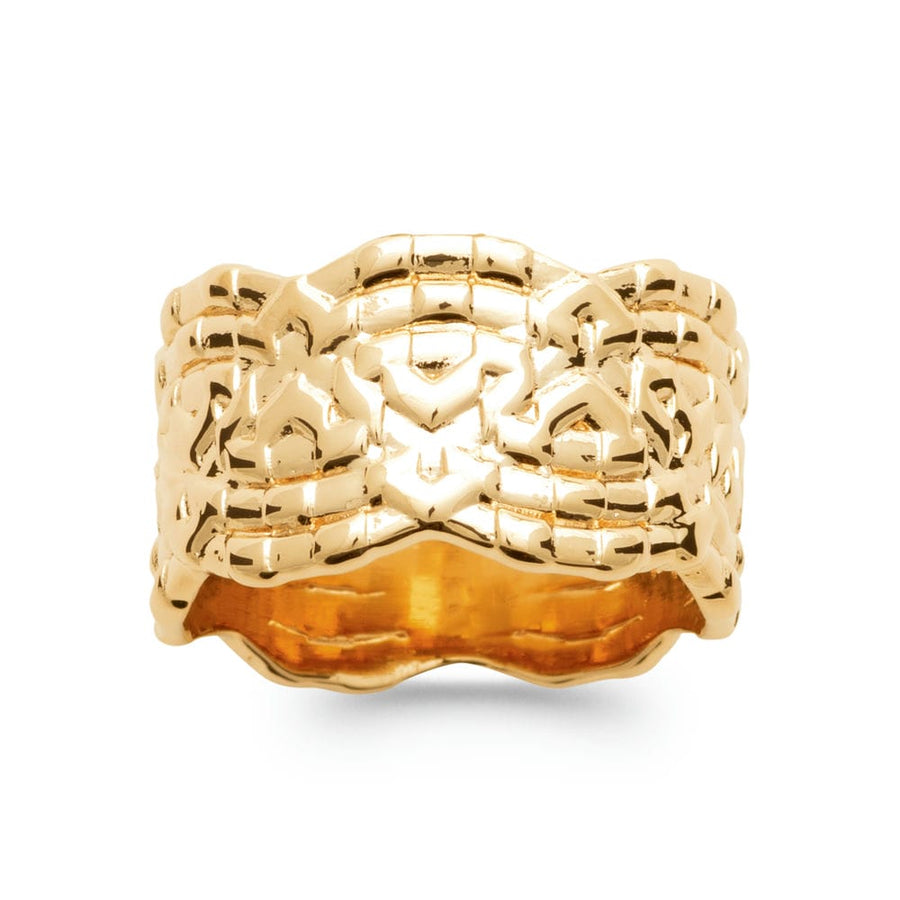 Bague Leidy en plaqué or