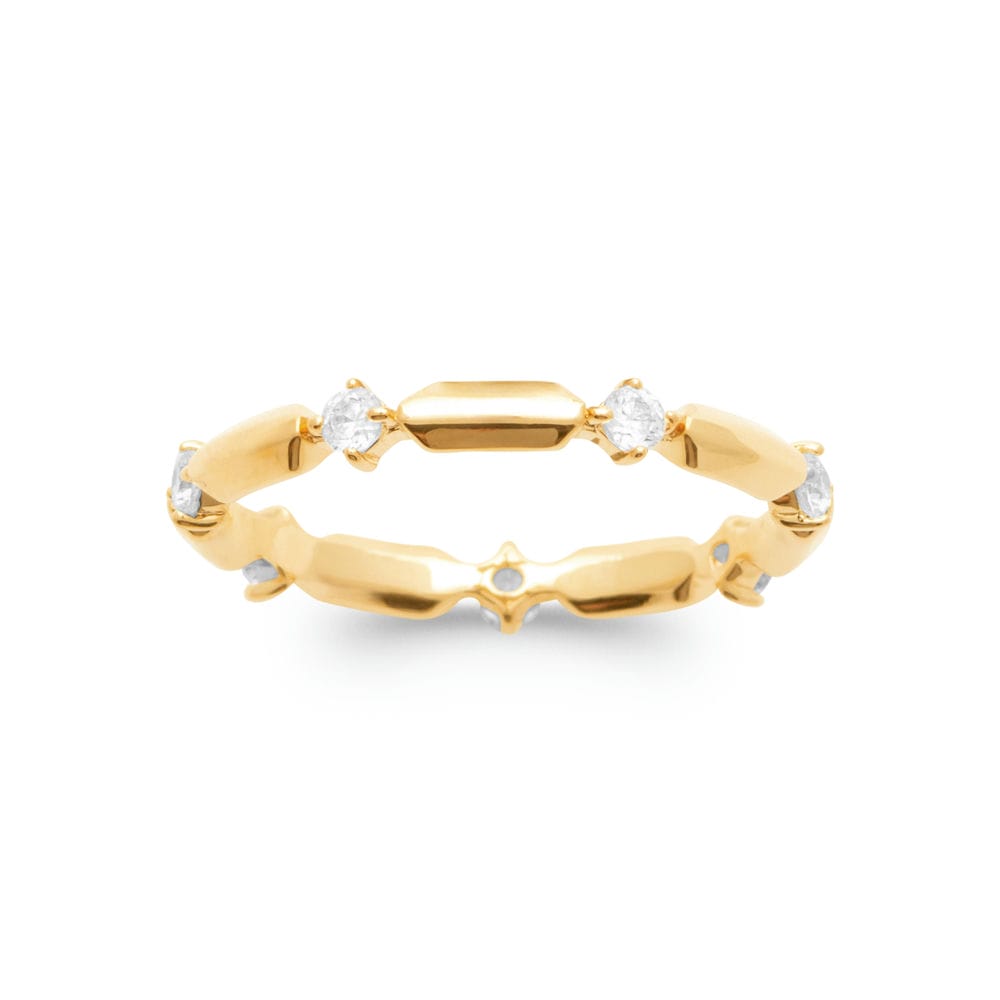 Bague Evlyn en plaqué or