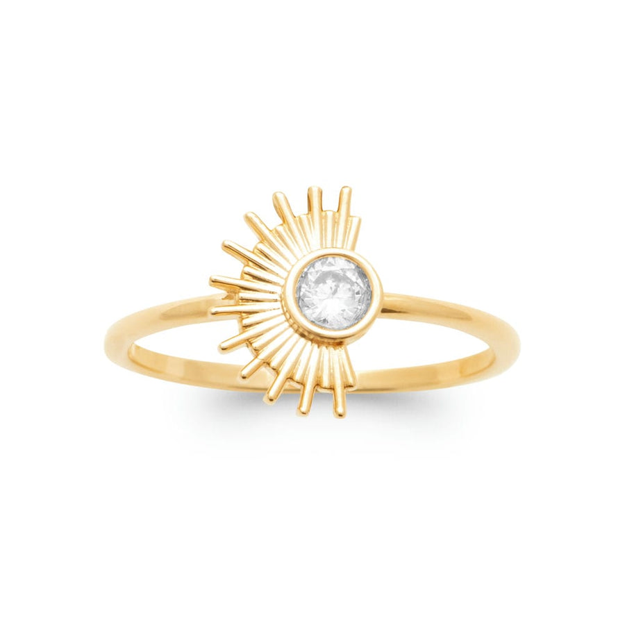 Bague Lienor en plaqué or
