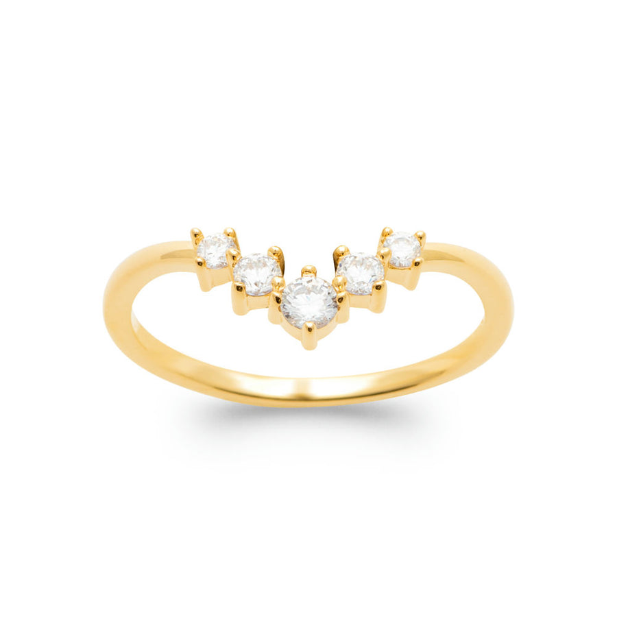 Bague Jannick en plaqué or