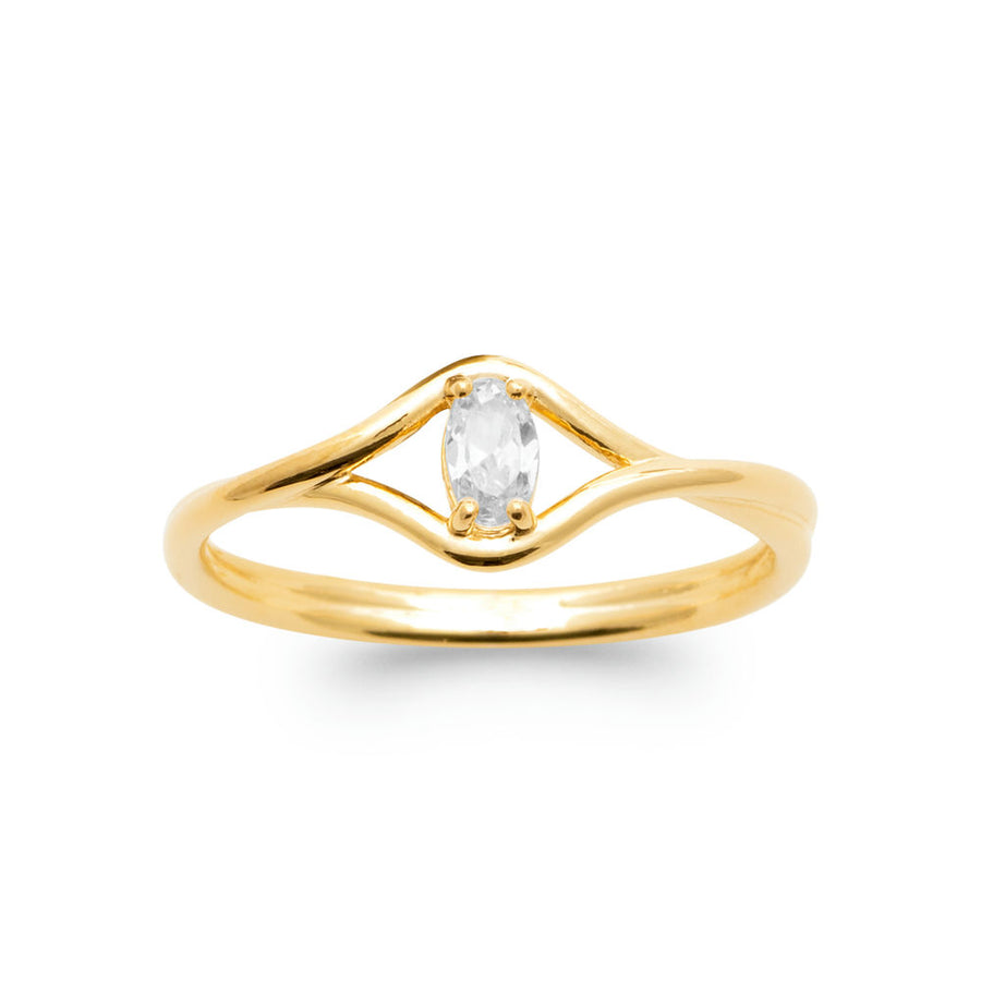 Bague Joely en plaqué or