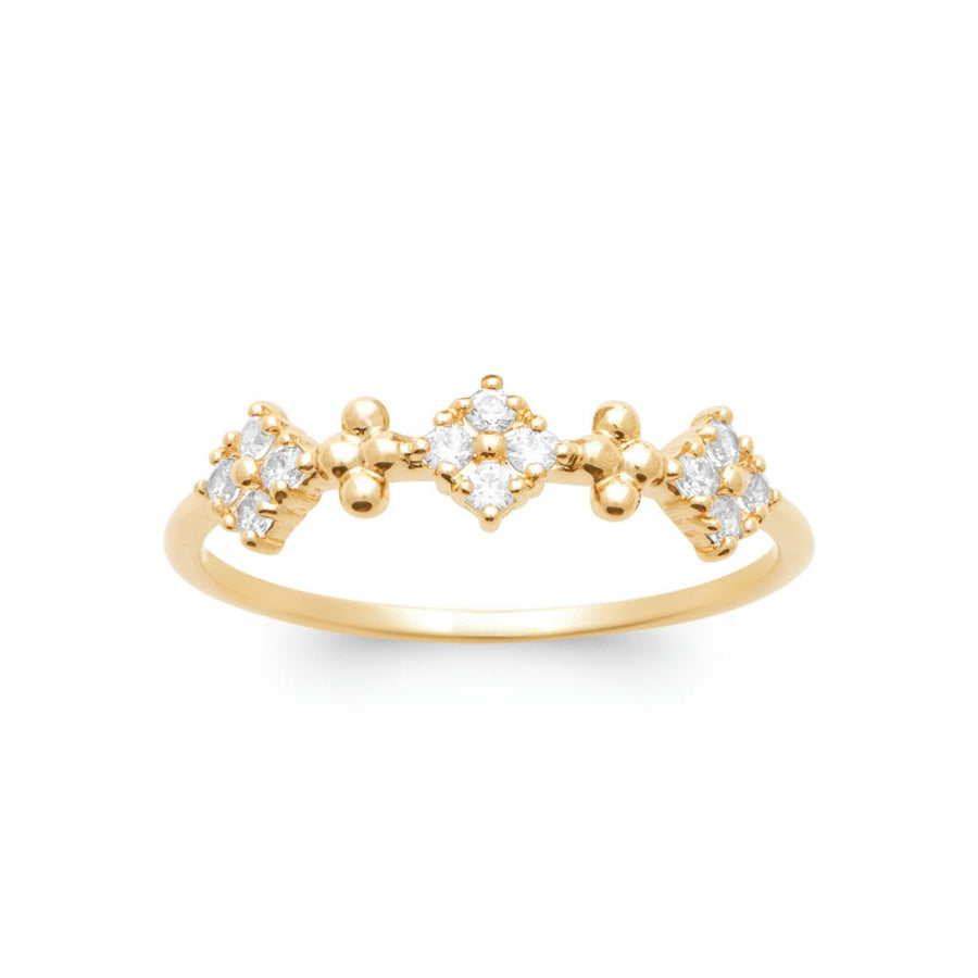 Bague Marcie en plaqué or