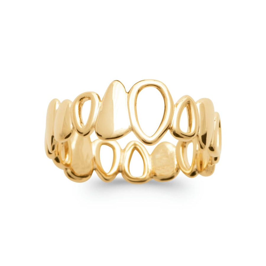 Bague Aggie en plaqué or