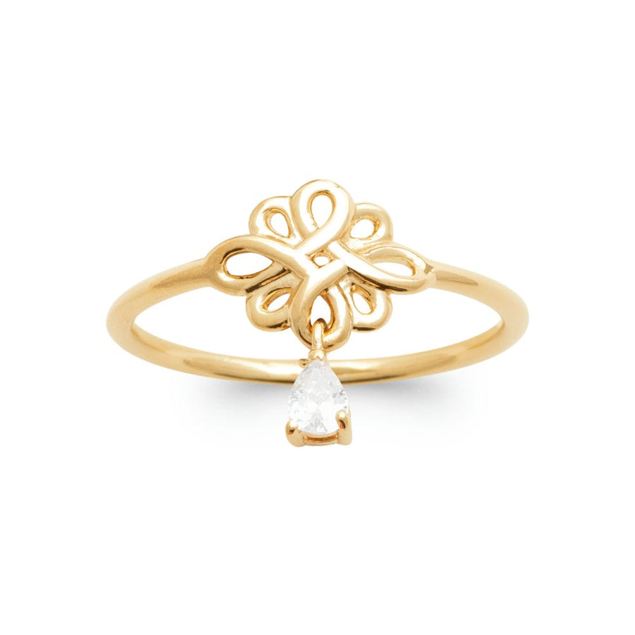 Bague Justine en plaqué or